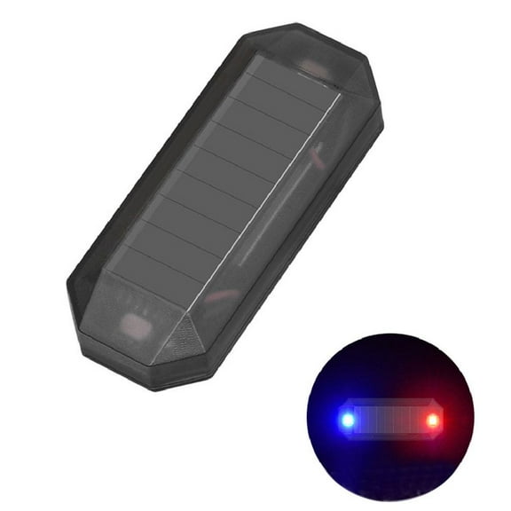 Solar LED Flash Light Antitheft Safety Warning Light Interior Car L19C