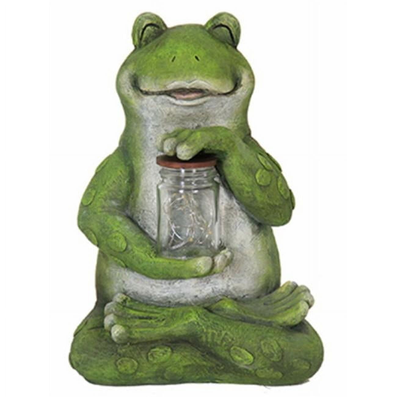 Solar LED Frog with Jar of Fire Flies Statue - Walmart.com