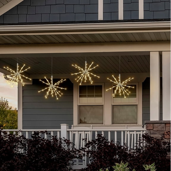 Solar LED Hanging Starburst Light
