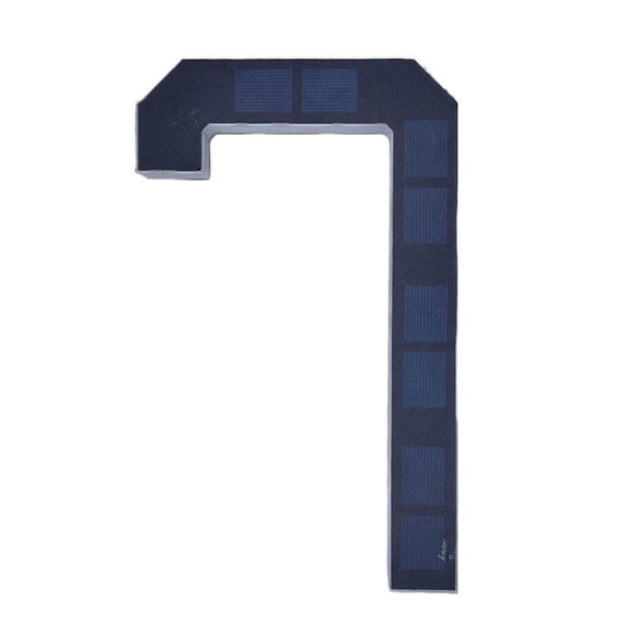 Solar LED House Number Sign, Automatic Illuminated Address Plaque for Nighttime Visibility, Waterproof Solar Door Plaque for Home, Villa & Garage