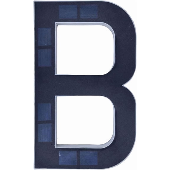Solar LED House Numbers 9in Waterproof Light-Sensor Auto On/Off Outdoor Address Sign