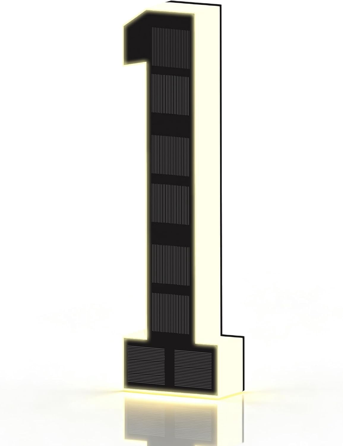 Solar LED House Numbers, Light Up Numbers for House, IP65 Waterproof ...