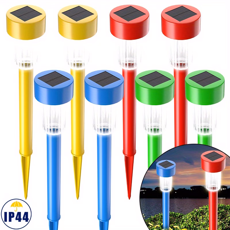 Solar LED Light, Outdoor Stainless Steel Solar Bar Light, Waterproof Landscape Decorative Light, Suitable for Courtyard Lawn Pathway Terrace Driveway Holiday Party, GardenDecoration 500mAh