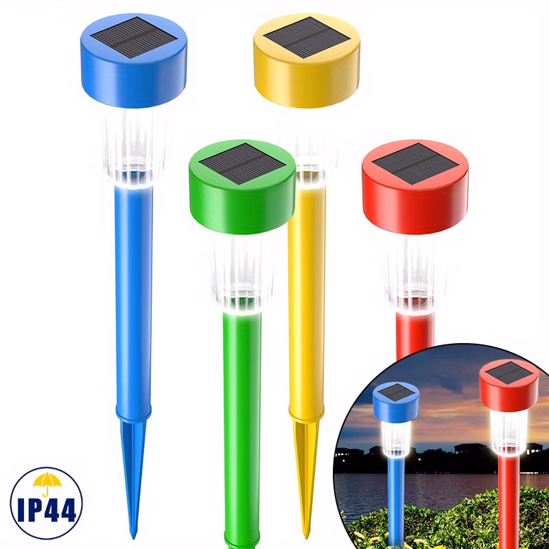 Solar LED Light, Outdoor Stainless Steel Solar Bar Light, Waterproof Landscape Decorative Light, Suitable for Courtyard Lawn Pathway Terrace Driveway Holiday Party, GardenDecoration 500mAh