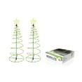 thumbnail image 1 of 2'ft. Solar LED Metal Christmas Tree Outdoor Holiday Decoration - 1,  2 , or 4 Pack, 1 of 7
