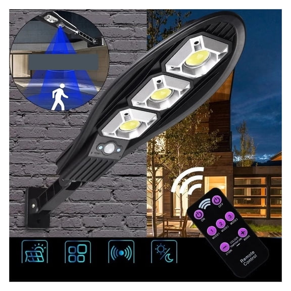 Solar LED Motion Sensor Lamp, Waterproof Outdoor Decorative Lighting, With PIR Sensor For Street Or Garden