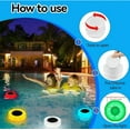 thumbnail image 1 of Solar LED Pool Dispenser Floater with Colorful Solar Lights for Pool Maintenance, Eco-Friendly at Night Automatic Light Floating Sanitizing System for Bathtubs and Hot Springs, 1 of 6