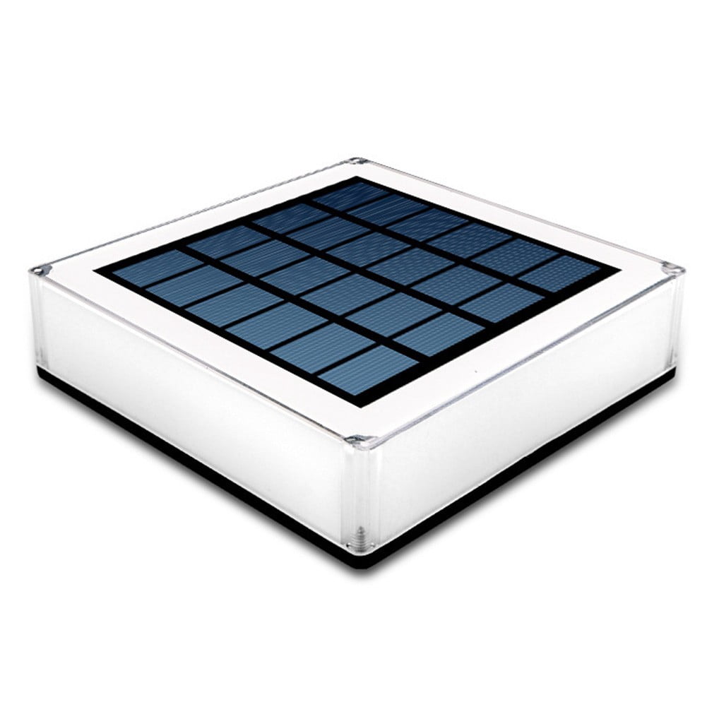 Solar LED Post Light Patio Fence Light Outdoor Solar Lamp Cap Garden Light