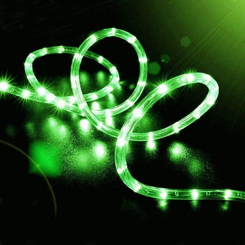 Solar LED Powered Fairy String Rope Strip Lights Waterproof Outdoor Garden Patio Yard Path Lamp