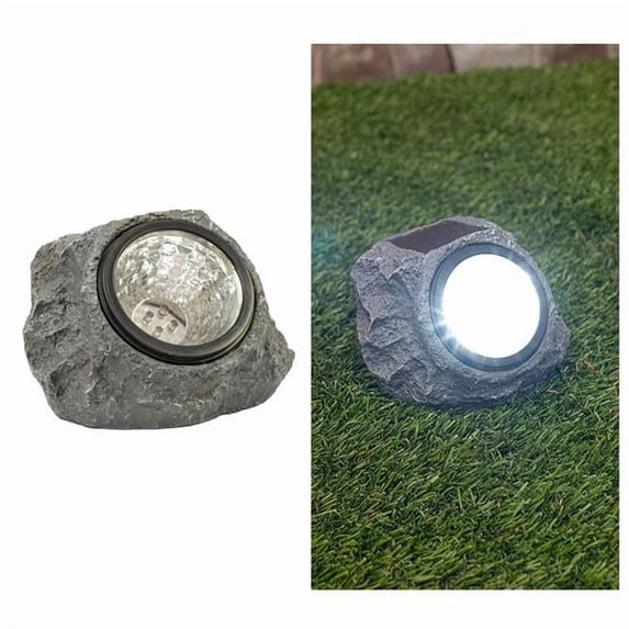 Solar LED Rock SpotLight, Pack of 2