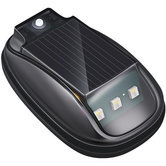 Solar LED Roof Navigation Light - Waterproof Solar Cab Roof Marker Light with Motion Vibration Sensor, Off-Road SUV Truck Safety Flashing Outline Light (1PCS 1Remote)