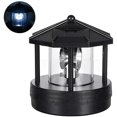 thumbnail image 1 of Solar LED Rotating Lighthouse Light Garden Yard Lawn Lamp Lighting For Outdoor Home Decor,,F118702, 1 of 5
