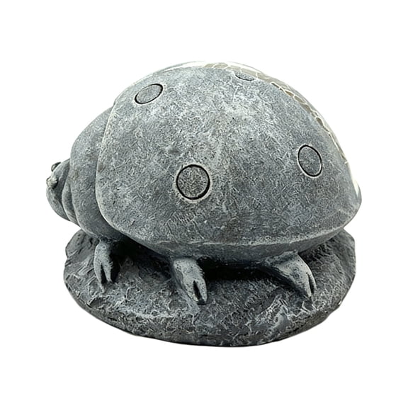 Solar Ladybug Garden Light - Waterproof Outdoor Decor, LED Stone Effect Figurine for Pathways & Patios - Durable Solar Powered with Auto Dusk Sensor - Perfect for Landscaping & Yard Ambiance