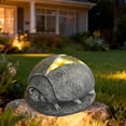 thumbnail image 1 of Solar Ladybug Garden Statue 15.5cm, Stone Effect LED Light Waterproof, Auto Dusk Sensor Solar Powered, Yard Pathway Patio Decor, Animal Figurine Landscape Lighting Outdoor, 1 of 7