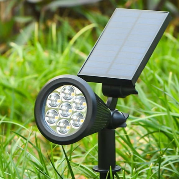 Solar Lamp Outdoor Lights Changing Ground Gardening Garden Light Waterproof Landscape Spotlights Garden Decoration,C