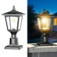 thumbnail image 1 of Solar Lamp Post Lights Outdoor Waterproof – Warm White LED Garden Lights for Yard, Driveway, Fence, Pathway – IP44 Dusk to Dawn Solar Pole Lights for Patio Landscape Decor, 1 of 11