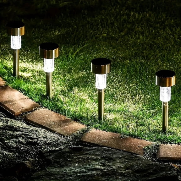[Solar Landscape Light]10pcs/20pcs/30pcs/40pcs Solar Landscape Lawn Light |Outdoor Light,Solar Garden Light,For Passage,Patio, Yard,Lawn,Sidewalk,Deck And Driveway Christmas,Halloween,Party, BBQ