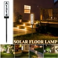 thumbnail image 1 of Solar Landscape Lighting Solar Powered Floor Mounted LED House Number Sign Address Light Outdoor Decor, 1 of 9