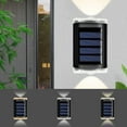 thumbnail image 1 of Solar Landscape Spotlights Outdoor Garden Lights Wireless Solar Powered Waterproof Yard Walkway Path Lighting Bright Illumination Easy Installation, Ukhbmc | Black, 1 of 8