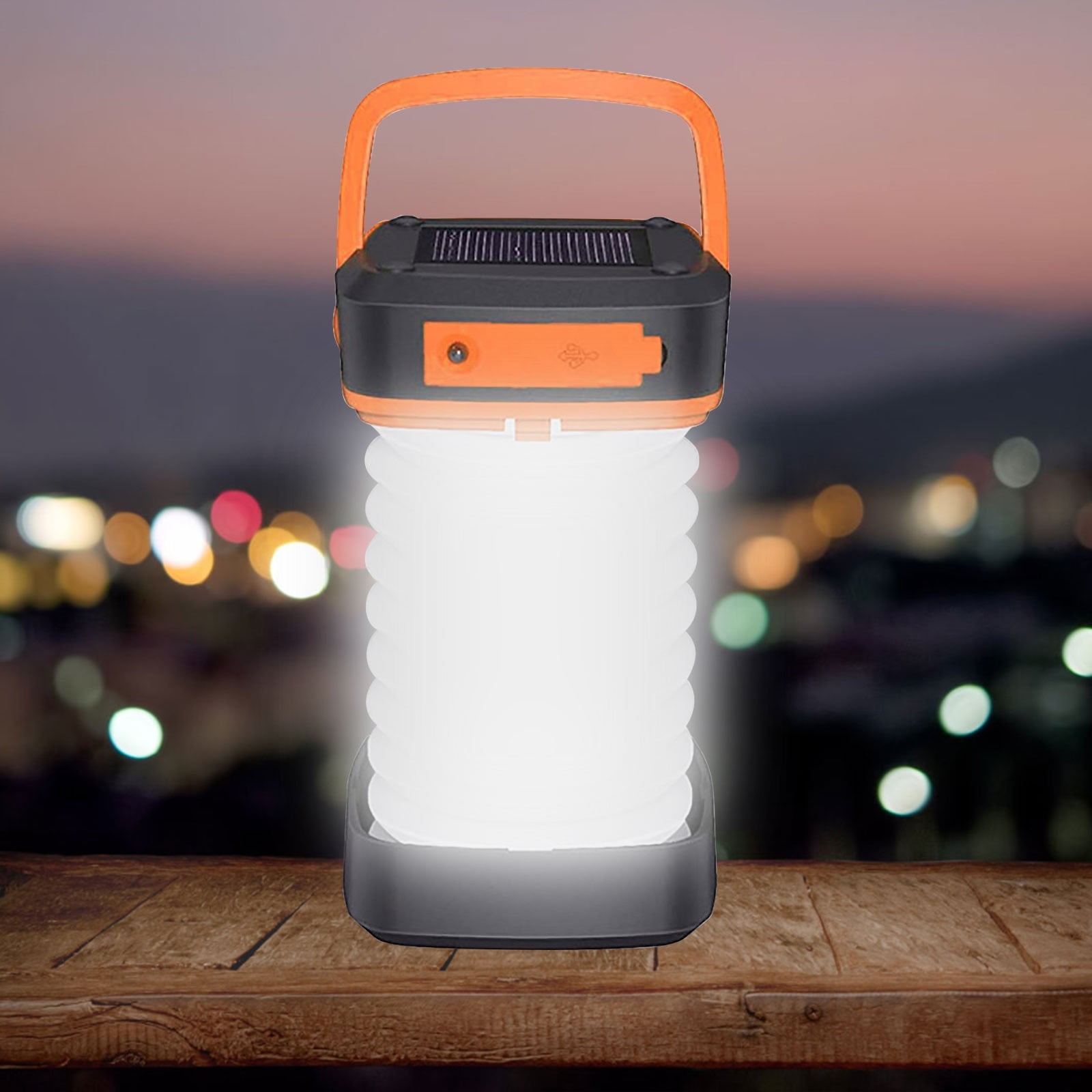 Rechargeable LED Camping Lantern & Flashlight 2-Pack - 1500LM Super Bright, 8 Modes, USB Power Bank, IP54 Waterproof For Emergencies