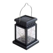 A Solar Lantern Outdoor Garden Lights Waterproof Hanging Lantern Portable Solar Powered Led Light For Patio Yard Garden Decor Pathway Lighting Candle Style Size 4.92 X 3.54 X 3.54 Inches