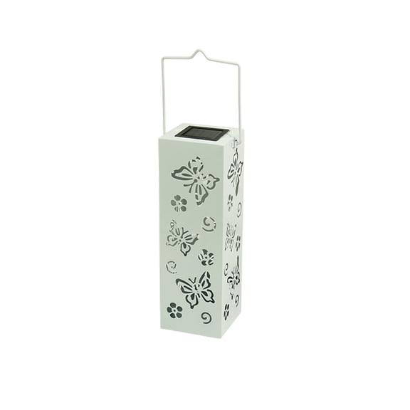 Solar Lantern Outdoor Hanging Light, Decorative Hollow Pattern Solar Powered Lantern, Waterproof Tabletop And Hanging Patio Garden Yard Ambiance Lighting For Porch Pathway Decor
