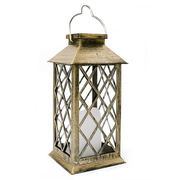 Waterproof Outdoor Solar Lantern Hanging Light LED Candle Yard Patio Garden Lamp Waterproof Outdoor Solar Lantern Hanging Light LED Candle Yard Patio Garden Lamp