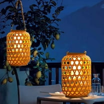 Solar Lanterns Outdoor Hanging Lantern Lights Hollowed Out Decor Lantern LED Decorative Garden Light Delicate Garden Decoration For Patio 1packUp to 60% off!