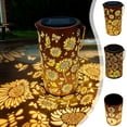 thumbnail image 1 of Solar Lanterns, Outdoor Hanging Lantern Lights with Hollowed-Out Metal Design, LED Decorative Garden Light for Patio, Weather-Resistant & Energy-Efficient Solar Powered Lanterns, 1 of 7