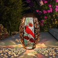 thumbnail image 2 of 2Pack4Pack Solar Outdoor Lights Solar Hanging Lantern With Flickering Flame Waterproof Solar Powered Landscape Garden Lights 2 of 10