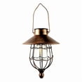 thumbnail image 1 of Solar Lanterns Outdoor Hanging, Vintage Metal Solar Lights for Garden, Warm White Led Waterproof Decor for Patio Yard, 1 of 7