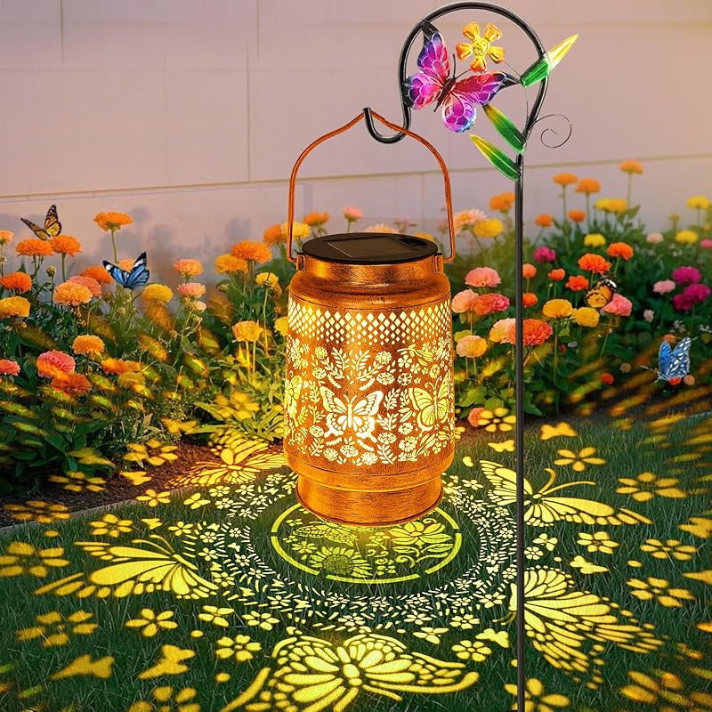 Solar Hummingbird Lantern - Outdoor Waterproof Garden Decor With 8+ Hour Runtime