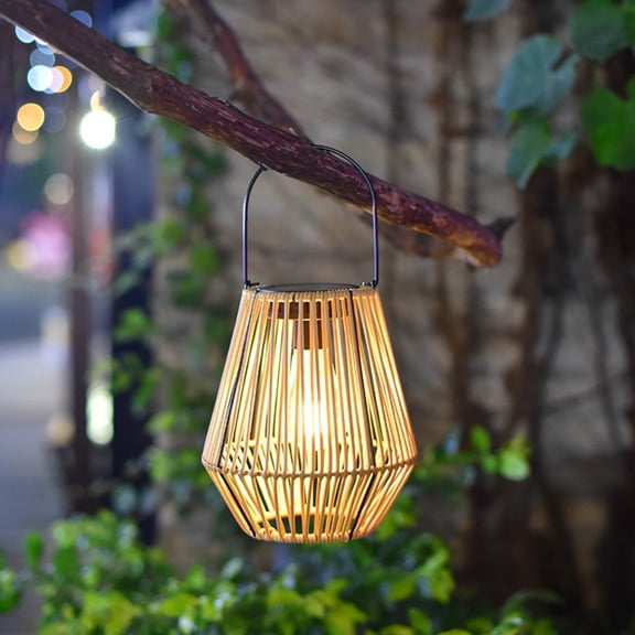 Solar Lanterns Outdoor Waterproof Hanging Lights, Outside Solar Lamp Decorative for Garden, Yard, Patio, Porch, Trees, Lawn, Pathway, Table