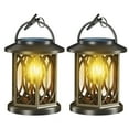 thumbnail image 1 of Solar Lanterns Outdoor Waterproof Hanging Solar Lantern Lights, 2 Pack Upgraded Flickering Flame Lanterns for Garden Yard Patio Decor, 1 of 8