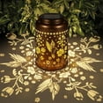 thumbnail image 1 of Solar Lanterns Outdoor Waterproof Hummingbird Garden Decor Gifts for Women Mom Grandma Hanging Solar Lights Metal Solar Decoration Outside for Yard, Patio, Backyard, Porch, 1 of 6