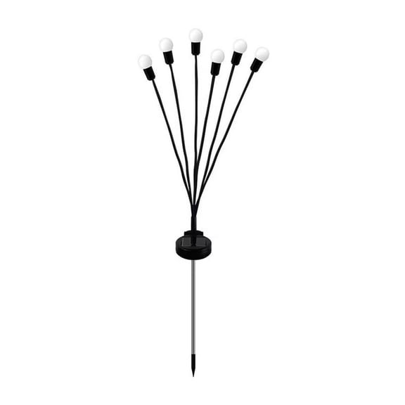 Solar Lawn Lights Wind Firefly Lights Led Garden Courtyard Ground Lights Outdoor Waterproof Camping Lights 6-Light