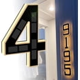 thumbnail image 1 of Solar Led House Numbers & Letters, 9 Inch Solar Lighted House Numbers for Outside, Light Up Waterproof Led Address Numbers Signs, IP65 Waterproof, 8–12h Night Visibility, Easy DIY Install, 1 of 9