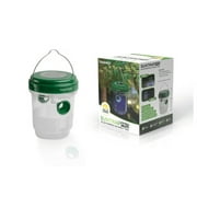 Solar LED Mosquito & Insects Trap - Effective and Reusable Outdoor Trap for Trapping Mosquitos & Insects - Bright UV LED Light