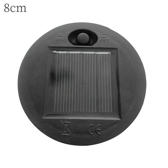 Solar Light Base Plastic Battery Box, Cracked Ball Lamp Cover Mason Jar Lid Light, Outdoor Courtyard Decor Light Replacement Parts