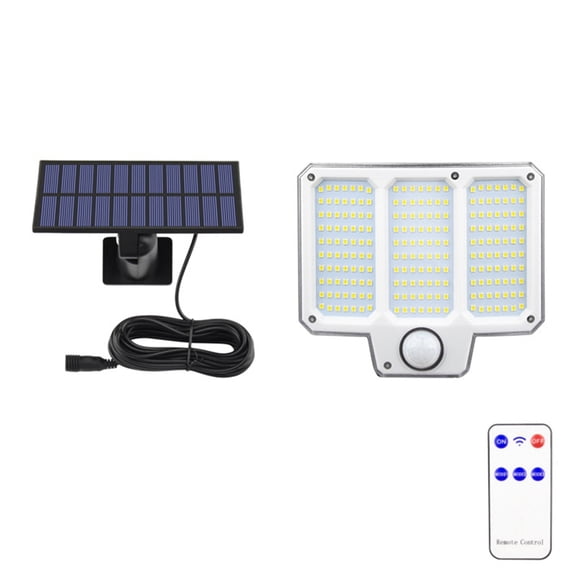 Solar Light Outdoor Super Bright Motion Sensor Solar Strong Power LED Garden Wall Lamp IP44 3 Working Mode 210 LED