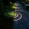 thumbnail image 1 of Solar Light Outdoor Waterproof Circle Shadow Lawn Solar Powered Pathway Garden Light LED Landscape Light Decorative for Walkway, 1 of 10