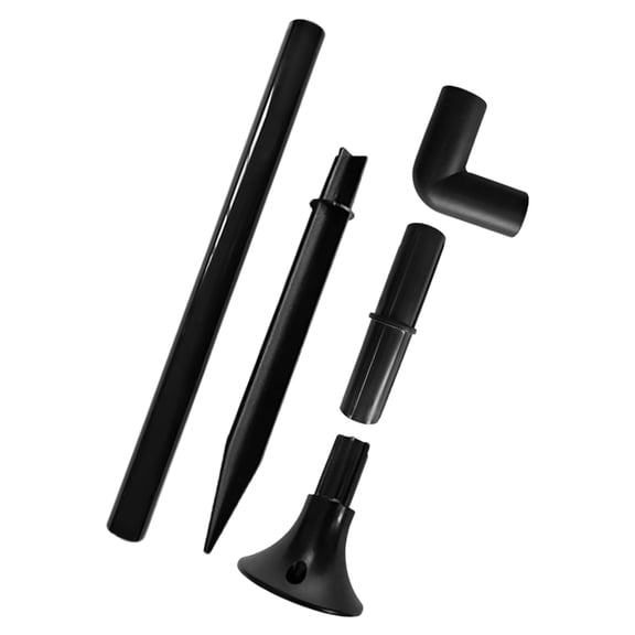 Solar Light Spike for Outdoor Use Black ABS Material 1 Set Lightweight and Durable 6.3 Inches
