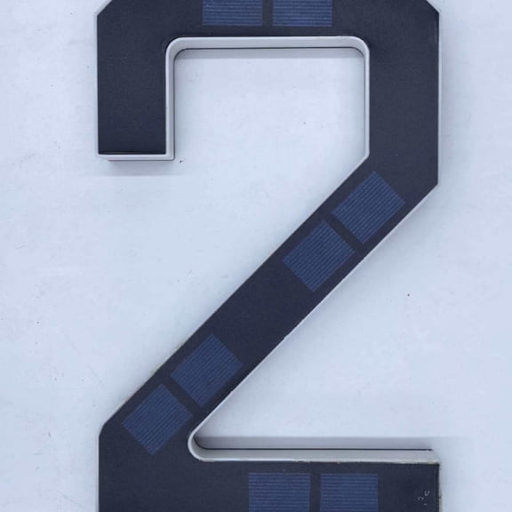 Solar Light Up House Numbers, Outside Waterproof Led Address Numbers Sign, for Apartments, Restaurants, Cafes, Parking Spaces, Blocks, Floors
