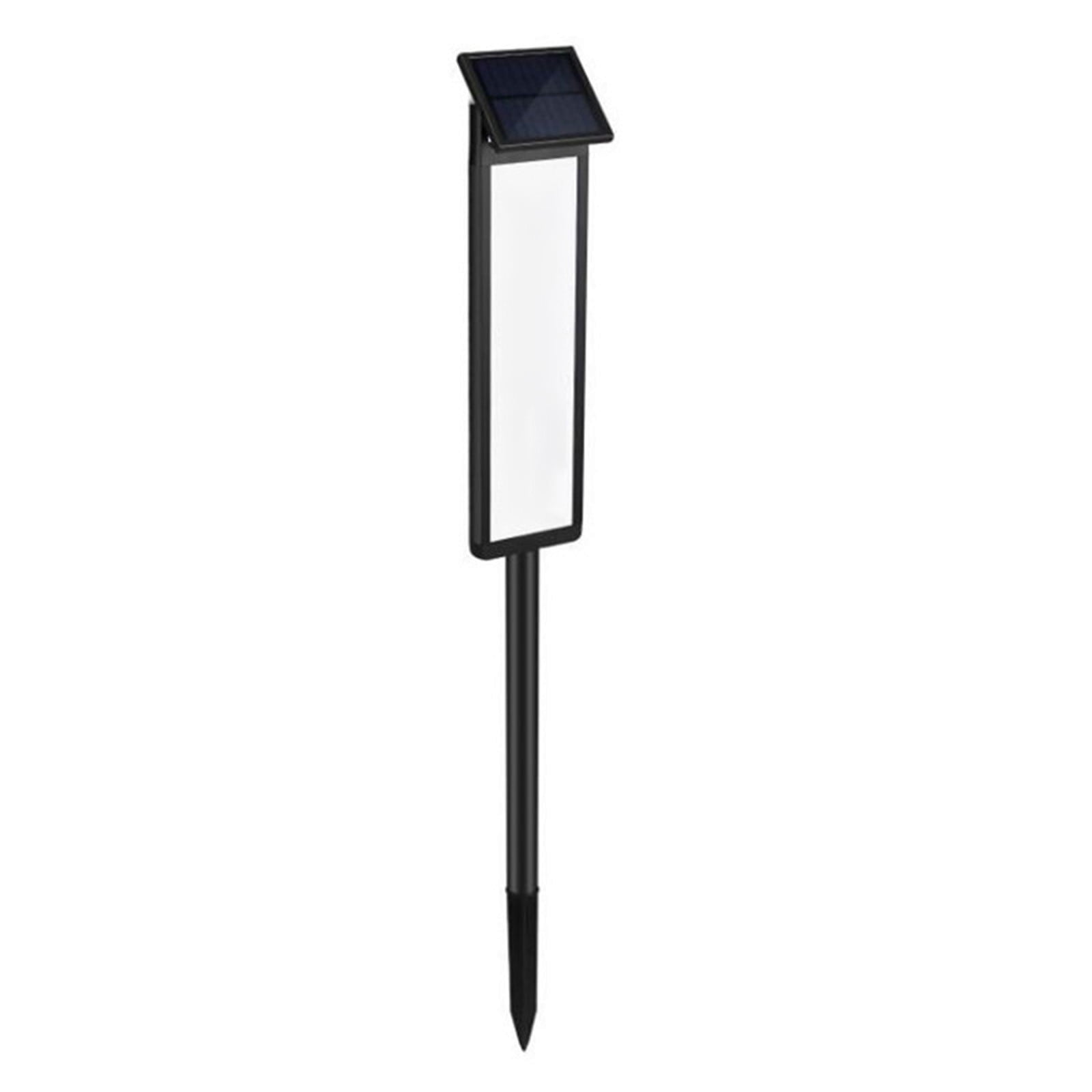 Solar Light-up House Address Numbers Sign with Letter and Numbers Stickers Outdoor Illuminated LED Houses Number Plaque for Garden Street