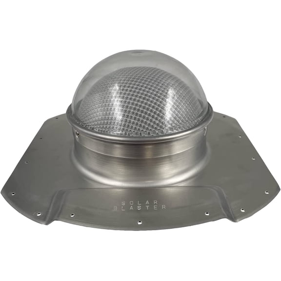 Solar LightBlaster for 6.5" ribbed Conex Shipping Containers . Solar Tube Skylight. Tubular Skylight powered by the sun
