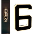 Solar Lighted House Numbers | 9 Inch Waterproof LED Address Signs for ...