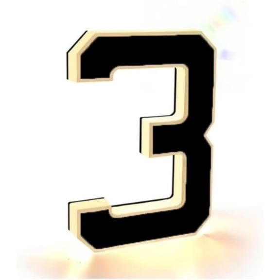 Solar Lighted House Numbers, Waterproof LED Address Plaques with Illuminated Design, Personalized Modern Exterior Sign for Yard, Door, and Outdoor Decoration