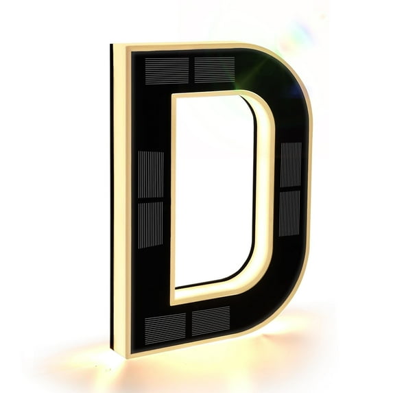 Solar Lighted House Numbers Waterproof LED Address Sign, Light up House Numbers for Outside, Modern Large Plate Backlit Personalized Illuminated Plaque for Home Yard Garage Shop Decor(0)