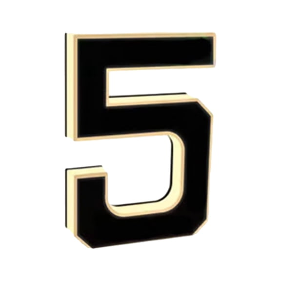Solar Lighted Numbers Waterproof LED Address, Solar Address Sign, Upgrade Your Home’s Curb Appeal, Modern LED Number Light for Stylish, All-Night Visibility