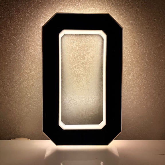 Solar Lighted Outdoor House Number Light, Waterproof LED Illuminated Address Sign, Suitable For House Exteriors, 9Inch Personalized Modern Style House Number Sign